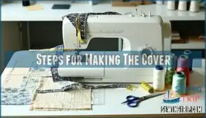 steps for making the cover