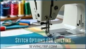 stitch options for quilting