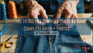 stitches to use for hemming pants by hand
