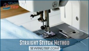 straight stitch method