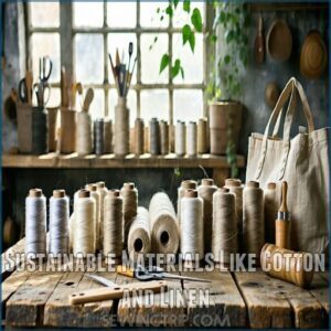 sustainable materials like cotton and linen sustainable materials like cotton and linen