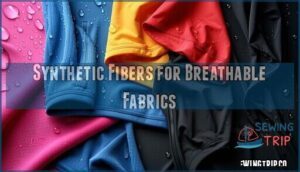 synthetic fibers for breathable fabrics