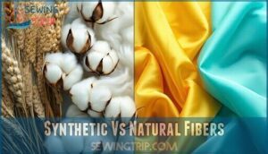 synthetic vs natural fibers