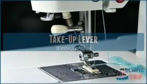 take-up lever