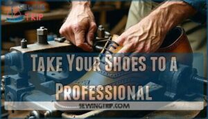 take your shoes to a professional
