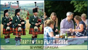 tartan and plaid usage