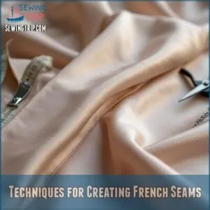 techniques for creating french seams