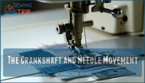 the crankshaft and needle movement