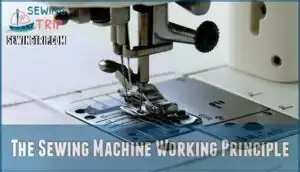 the sewing machine working principle