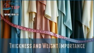 thickness and weight importance
