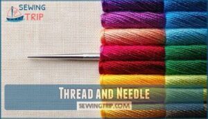 thread and needle thread and needle
