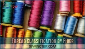 thread classification by fiber