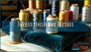 thread finish and texture