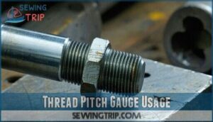 thread pitch gauge usage