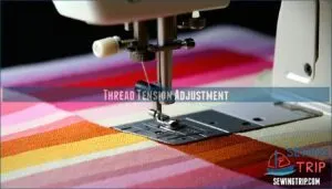 thread tension adjustment