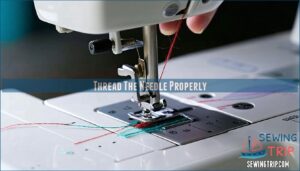 thread the needle properly