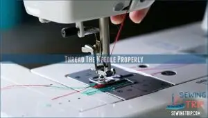 thread the needle properly