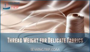 thread weight for delicate fabrics