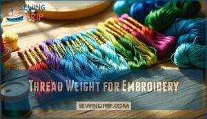 thread weight for embroidery