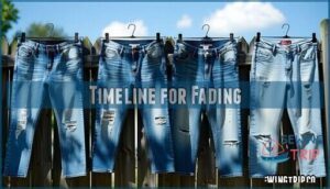 timeline for fading