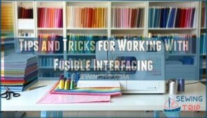 tips and tricks for working with fusible interfacing