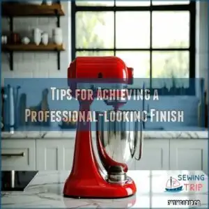 tips for achieving a professional-looking finish