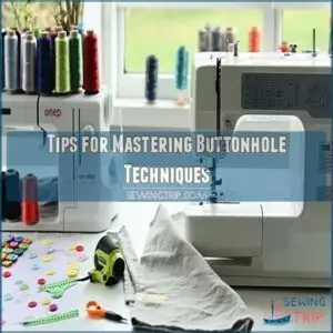 tips for mastering buttonhole techniques