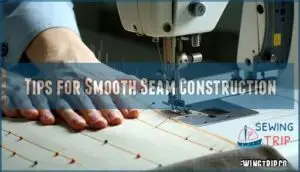 tips for smooth seam construction