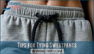 tips for tying sweatpants