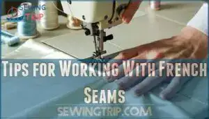 tips for working with french seams