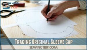 tracing original sleeve cap