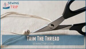 trim the thread