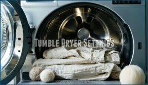 tumble dryer settings