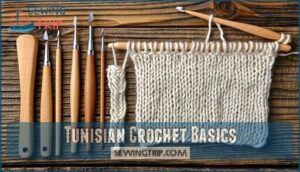 tunisian crochet basics