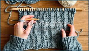 tunisian purl stitch