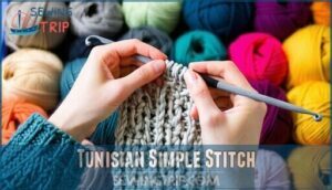 tunisian simple stitch