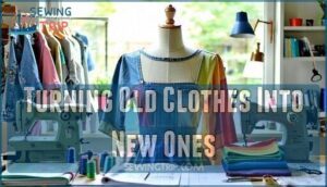 turning old clothes into new ones