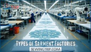 types of garment factories