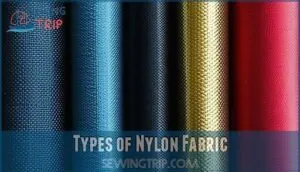 types of nylon fabric