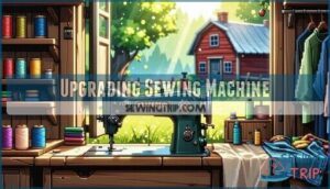 upgrading sewing machine