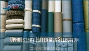 upholstery materials selection