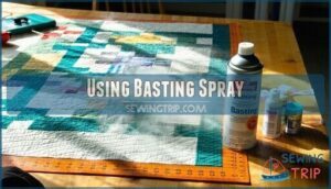 using basting spray using basting spray