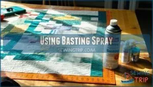 using basting spray