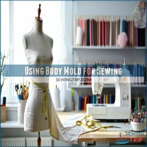 using body mold for sewing