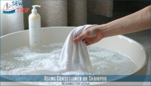 using conditioner or shampoo