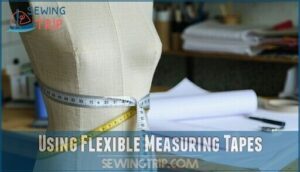 using flexible measuring tapes