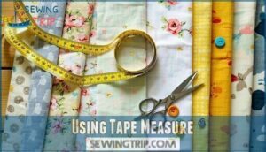 using tape measure