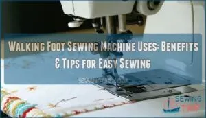 walking foot sewing machine uses