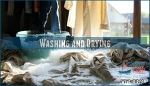 washing and drying