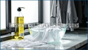 washing and drying instructions